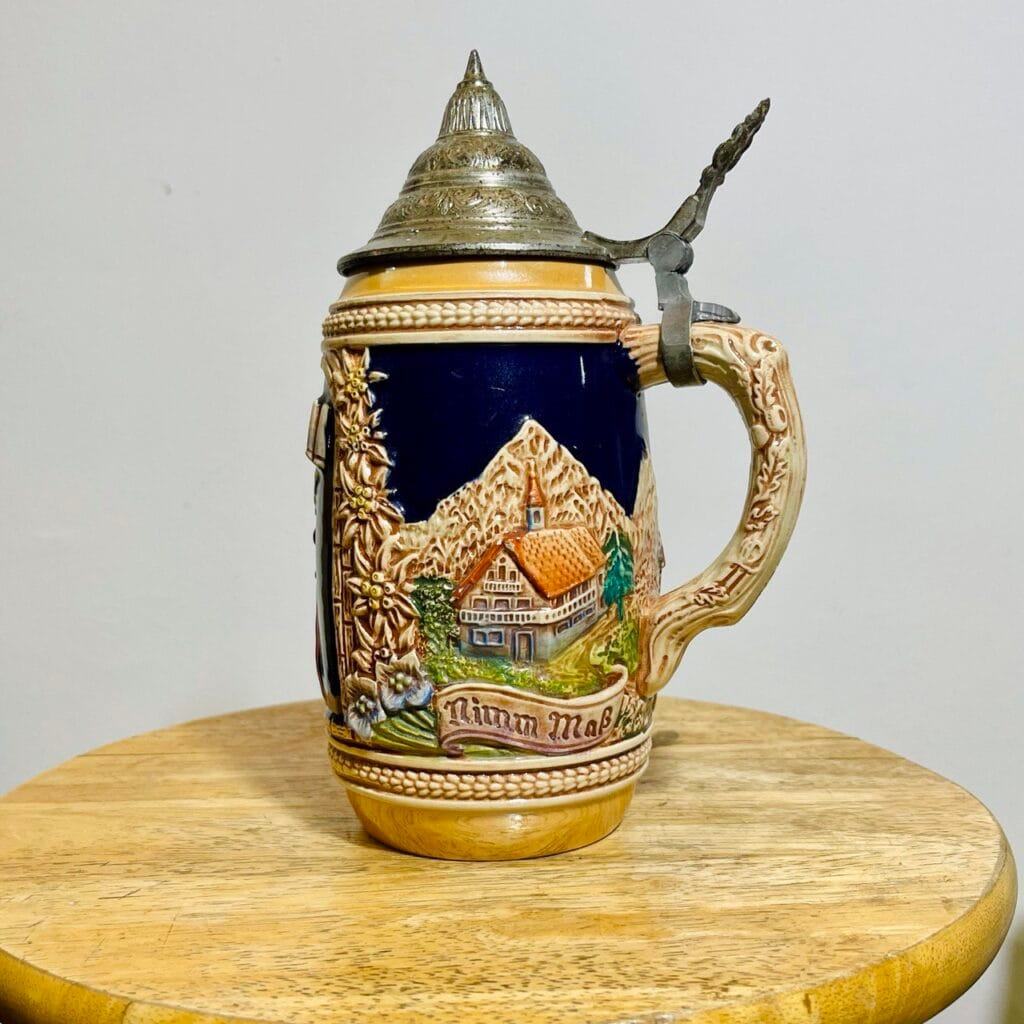Chope à Bière Vintage “Allemagne Bavaroise” – Gerz des années 1950