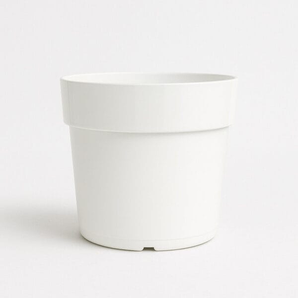 Pot Sweetie / Pot de plante d'intérieur en plastique couleur Blanche